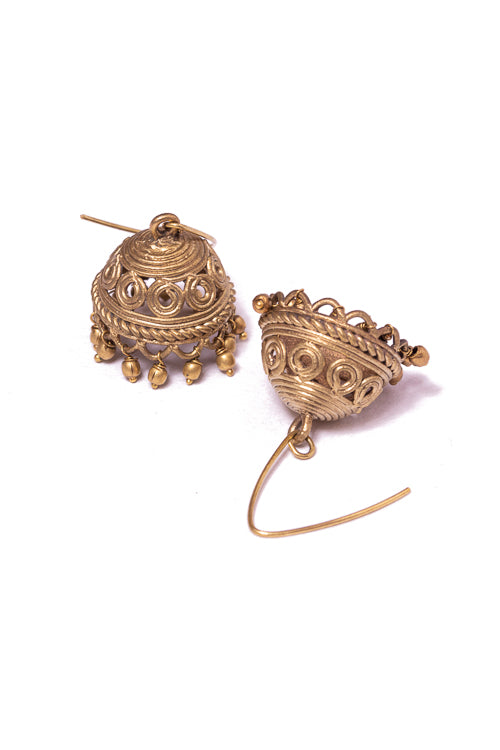 Miharu Dokra Dangler Jhumka - Image 4