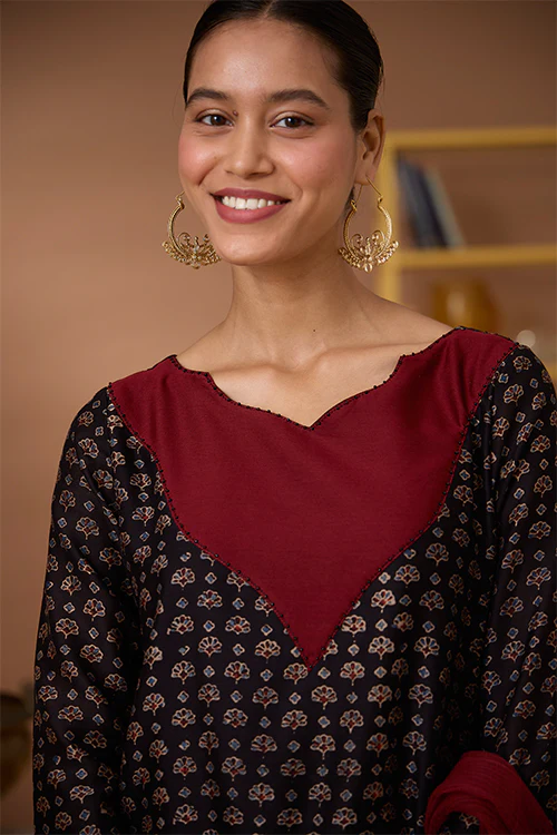 Miharu Dokra Flower Bali Earrings - Image 3