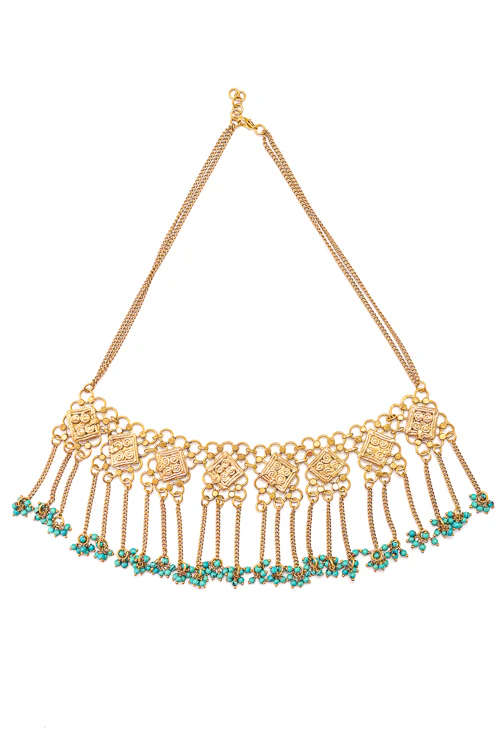Miharu Elysia Turquoise Beaded Necklace - Image 3