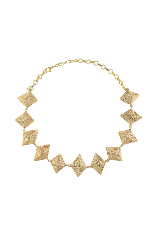 Miharu Roshni Dokra Collar Necklace - Image 2