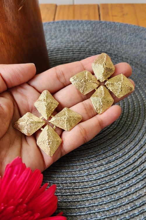 Miharu Sundial Studs Earrings - Image 3