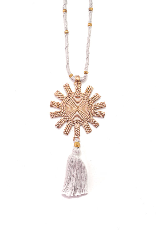 Miharu Suryakiran Brass Necklace - Image 3