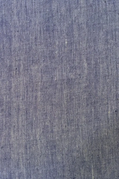MORALFIBRE 'Blue' Handspun & Handwoven Yarn Dyed Fabric (0.5 Meter) - Image 3