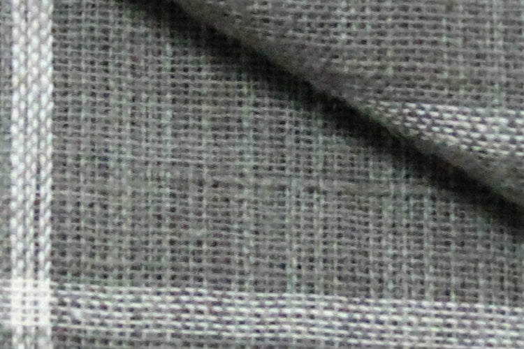 Moralfibre'-Grey & Cream 4Cm X 4Cm Checks Fabric (0.5 Meter) - Image 4