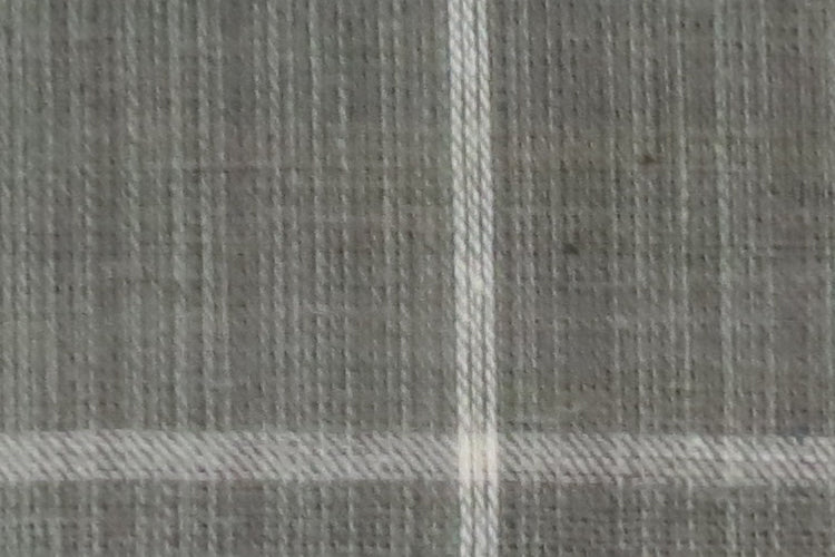 Moralfibre'-Grey & Cream 4Cm X 4Cm Checks Fabric (0.5 Meter) - Image 5