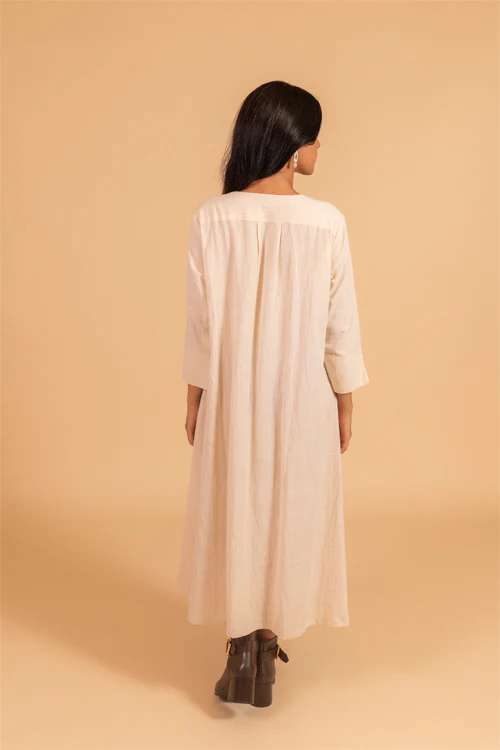 Moralfibre Side Kali Dress In Stripes And Kora Fabric From "Shapes Collection " - Image 3