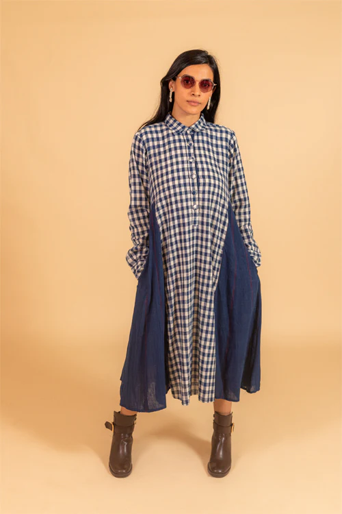 Moralfibre Side Kali Long Shirt Dress From "Shapes Collection" - Image 2
