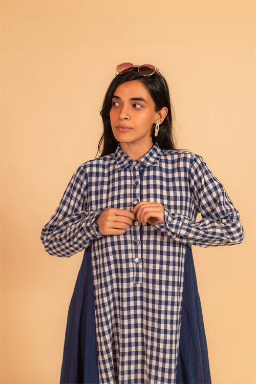 Moralfibre Side Kali Long Shirt Dress From "Shapes Collection" - Image 4