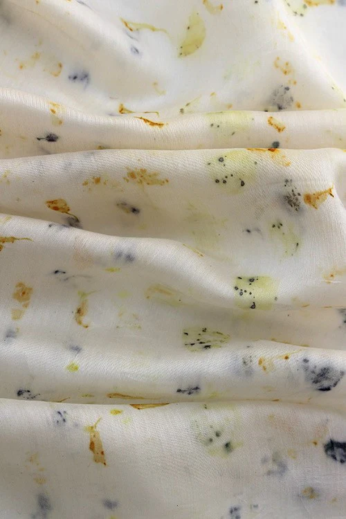 Mulya "Aakul" Eco Printed Chanderi Yardage