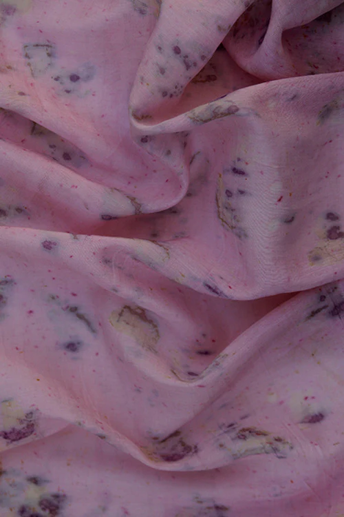 Mulya " ALOO" Eco Printed Cotton Silk Yardage