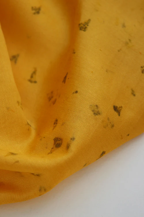 Mulya "Baagh" Eco Printed Chanderi Yardage - Image 3