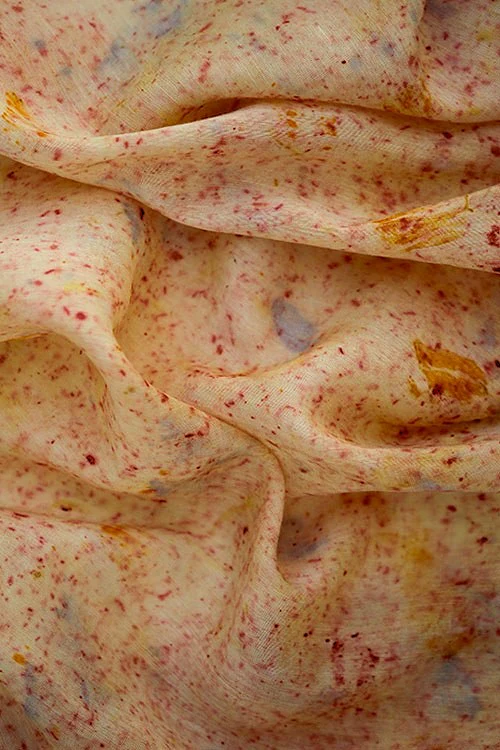 Mulya "MISHTI" Eco Printed Cotton Silk Yardage