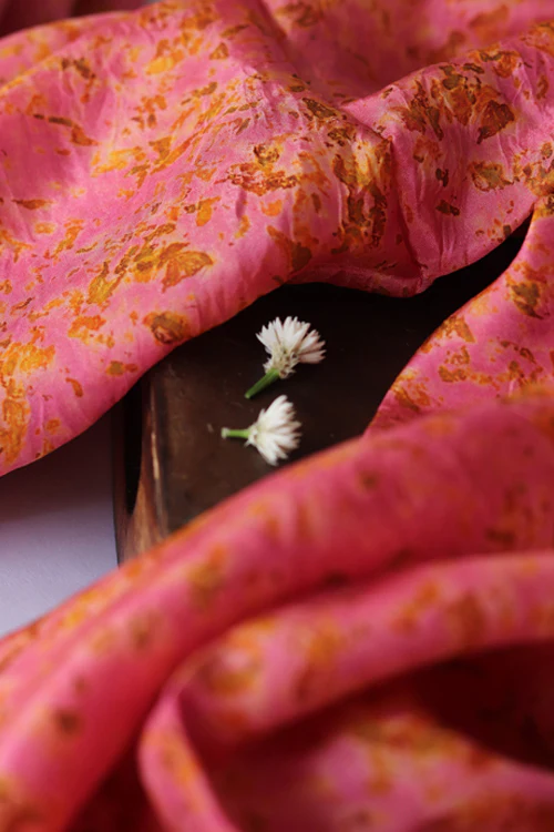 Mulya "Patanga" Eco Printed Habutai Silk Yardage - Image 3
