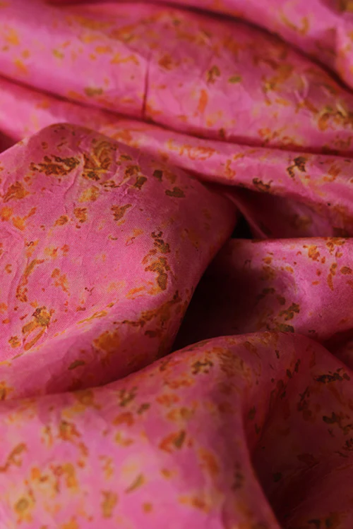 Mulya "Patanga" Eco Printed Habutai Silk Yardage - Image 4