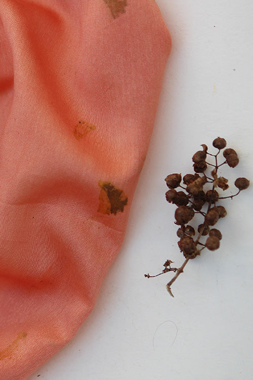 Mulya "Pehel" Eco Printed Chanderi Yardage - Image 3