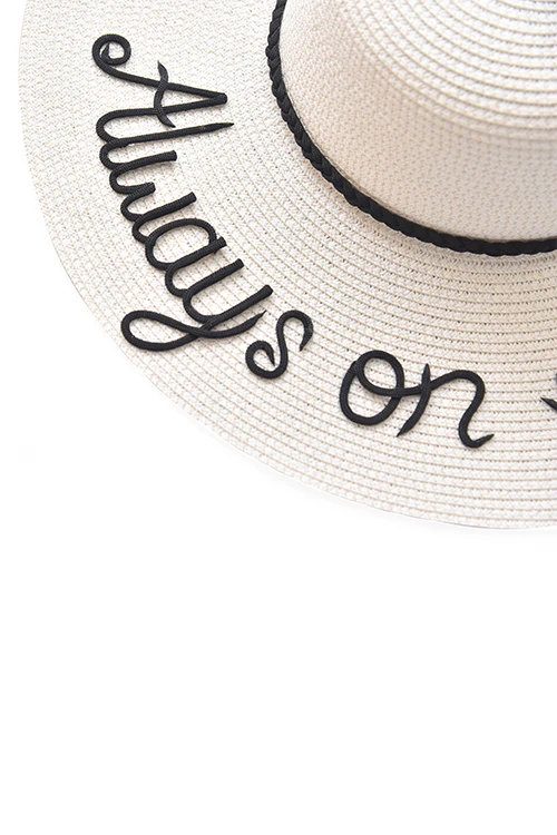 Myaraa Always on vacay String Bow Floppy Hat - Image 3