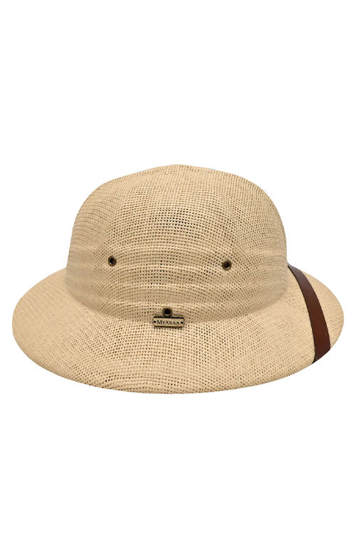 Myaraa Beige Safari Hat - Image 2
