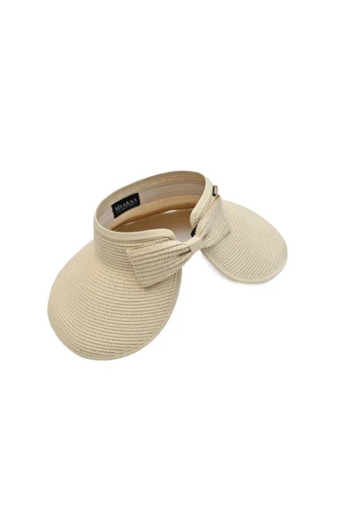 Myaraa Beige Zippi Visor Hat - Image 2