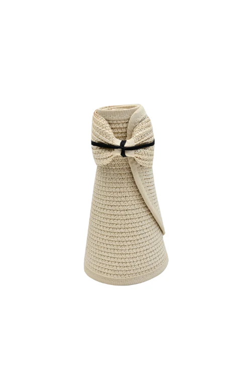 Myaraa Beige Zippi Visor Hat - Image 3