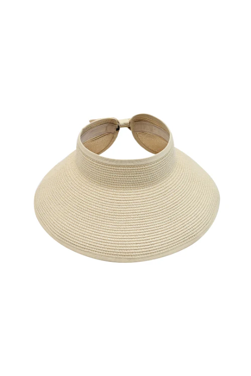 Myaraa Beige Zippi Visor Hat - Image 4