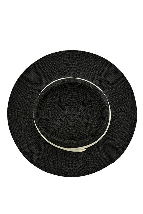 Myaraa Black Pork Pie Hat - Image 2