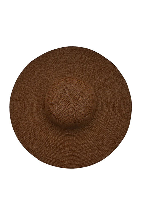 Myaraa Brown Floppy Hat - Image 4