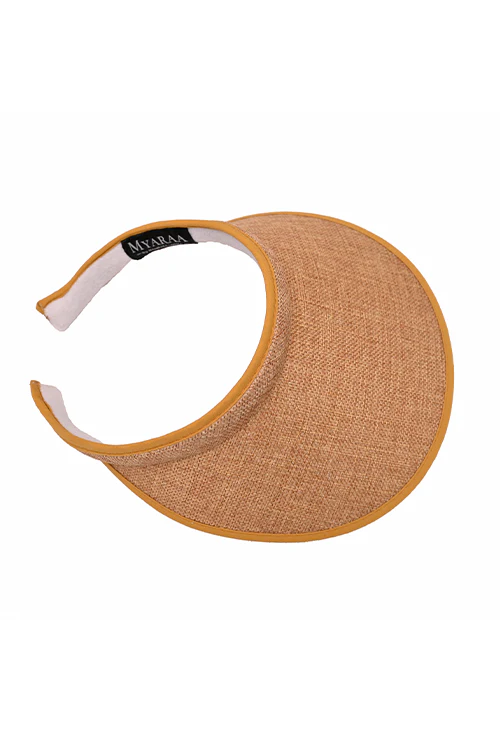Myaraa Caramel Visor Hat - Image 2