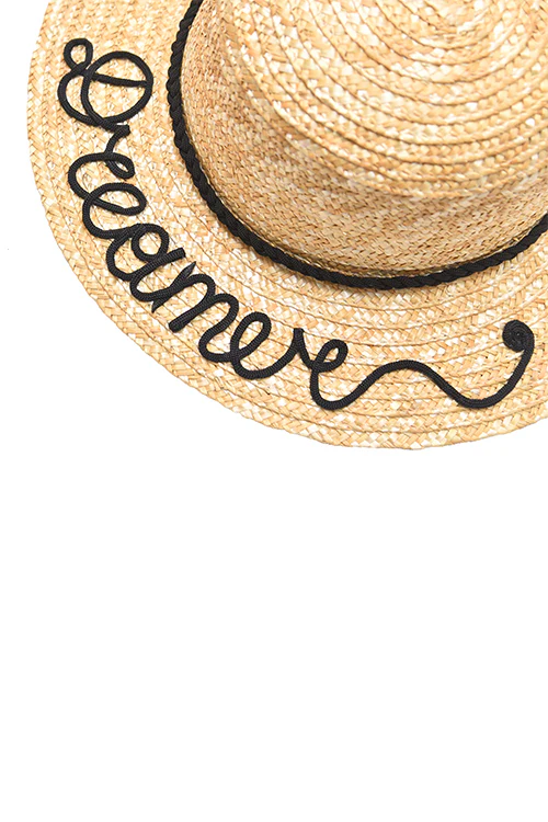 Myaraa Dreamer String Bow Boater Hat - Image 3