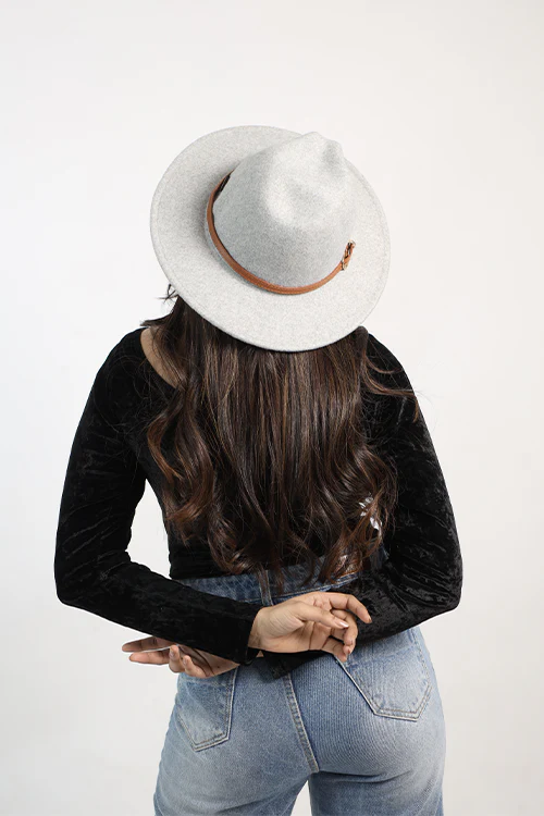 Myaraa Grey Sicily Panama Hat