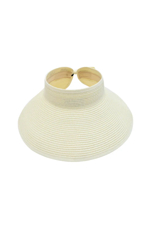 Myaraa Orchid White Zippi Visor Hat - Image 4