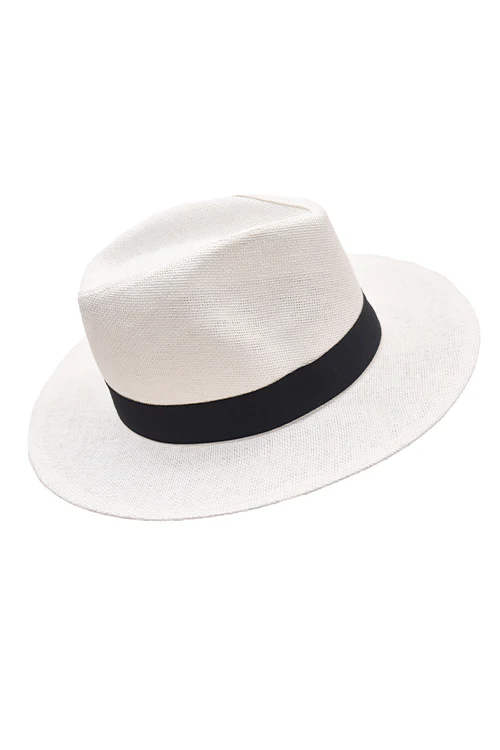 Myaraa White Panama Hat - Image 3