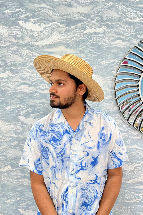 Myaraa Wide Brim Boater Hat - Image 2
