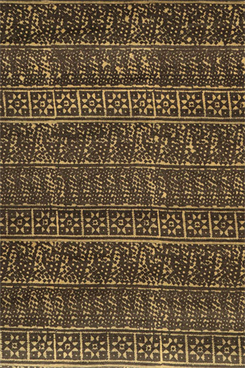 Creative Bee Natural Dye Block Print Cotton Fabric x 0.50 Meter - Image 2