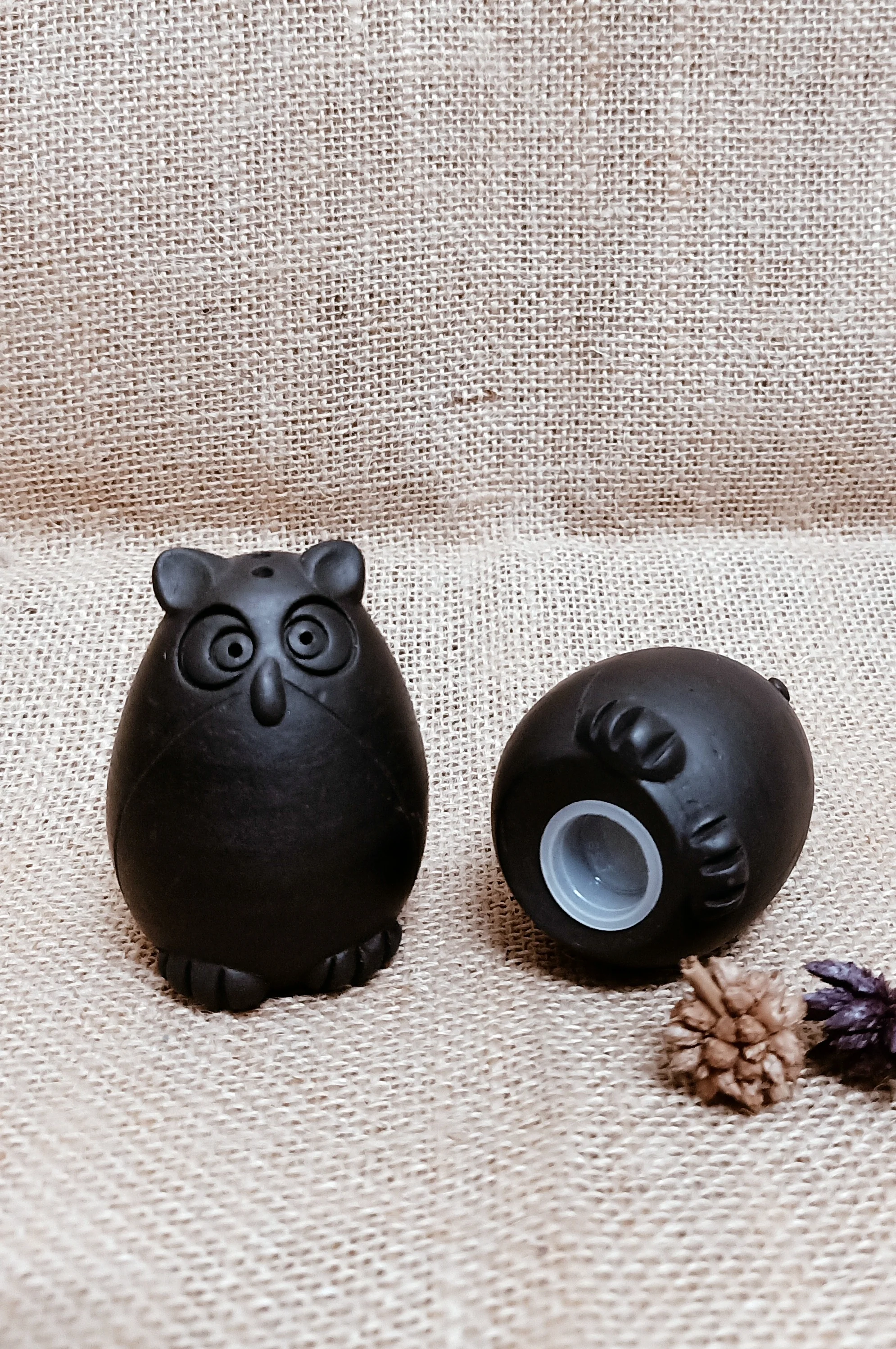 Terracotta by Sachii Nizamabad Collection Owl Salt-Pepper Shakers - Image 2