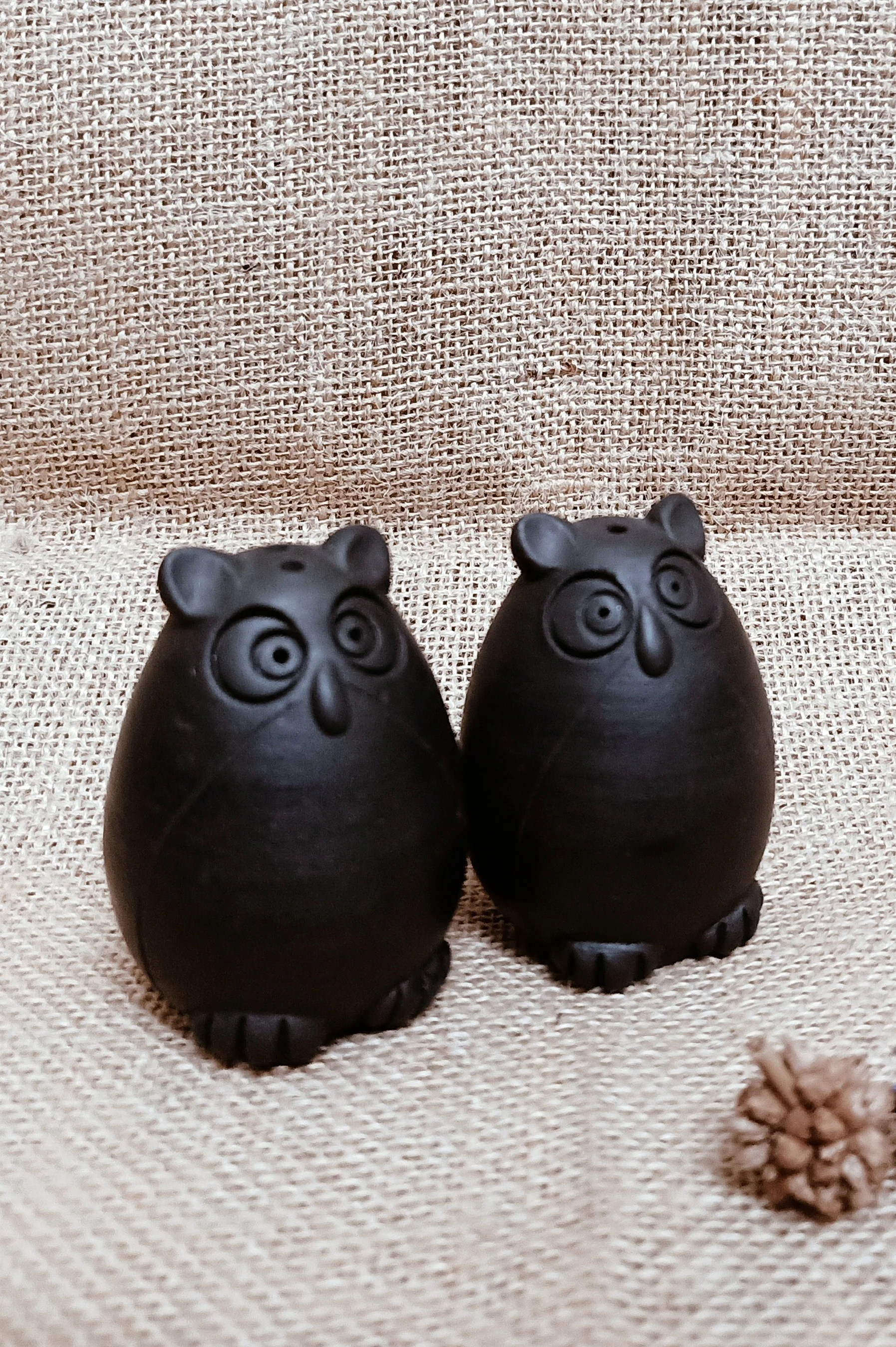 Terracotta by Sachii Nizamabad Collection Owl Salt-Pepper Shakers - Image 3