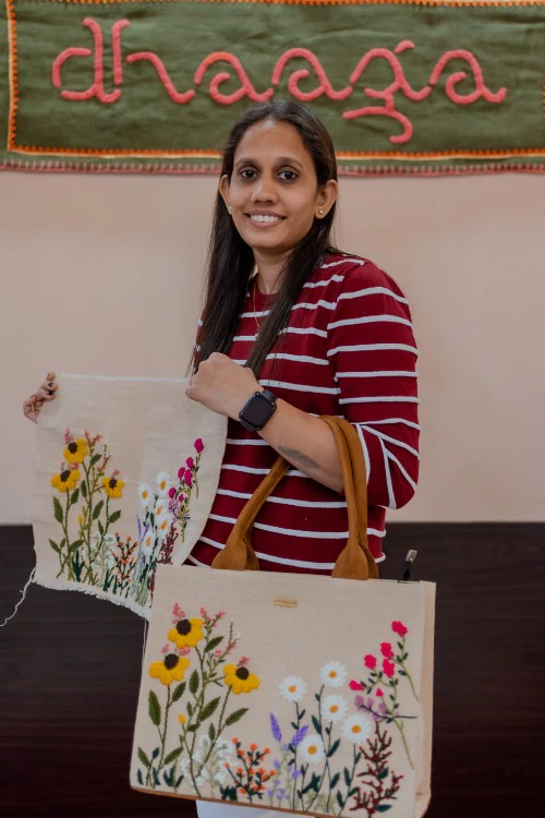 Dhaaga Non-Customised Garden Tote - Image 7