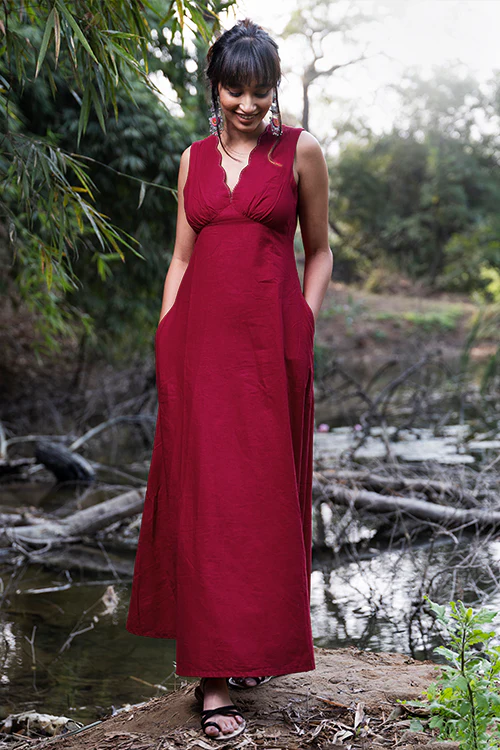 Okhai 'Affection' Pure Cotton Dress - Image 3
