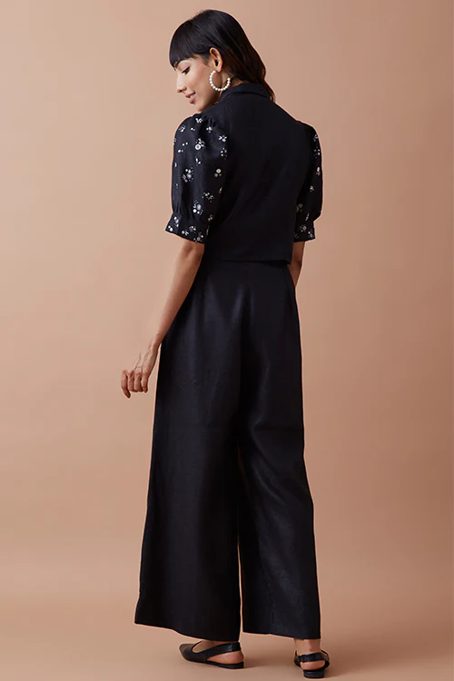 Okhai 'Black Olive' Pure Linen Pant - Image 7