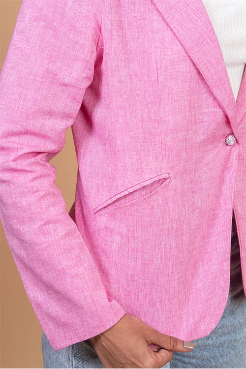 Okhai 'Boardroom' Pure Cotton Blazer - Image 4
