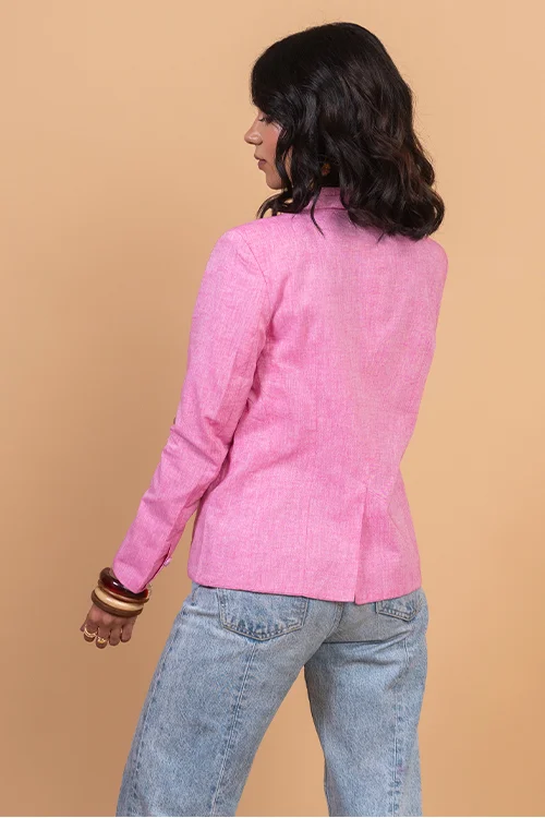 Okhai 'Boardroom' Pure Cotton Blazer - Image 5
