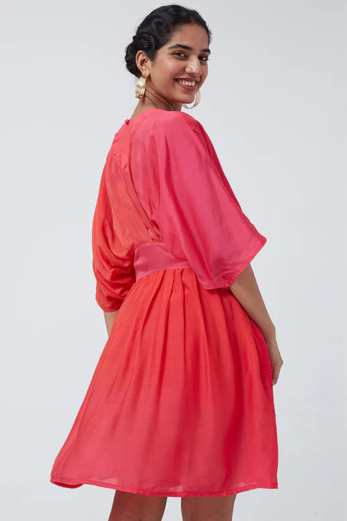 Okhai 'Diaphanous' Ombre Muslin Silk Dress - Image 4