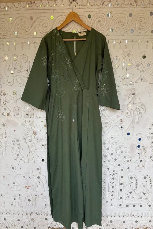 Okhai 'Forest Magic' Pure Cotton Hand Embroidered Jumpsuit | Rescue - Image 3