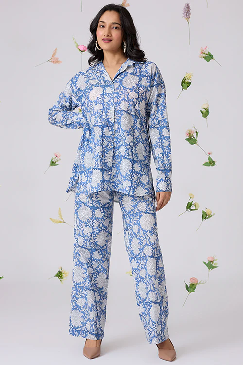 Okhai "Fragments" Handblock Printed Pure Cotton Pants - Image 2