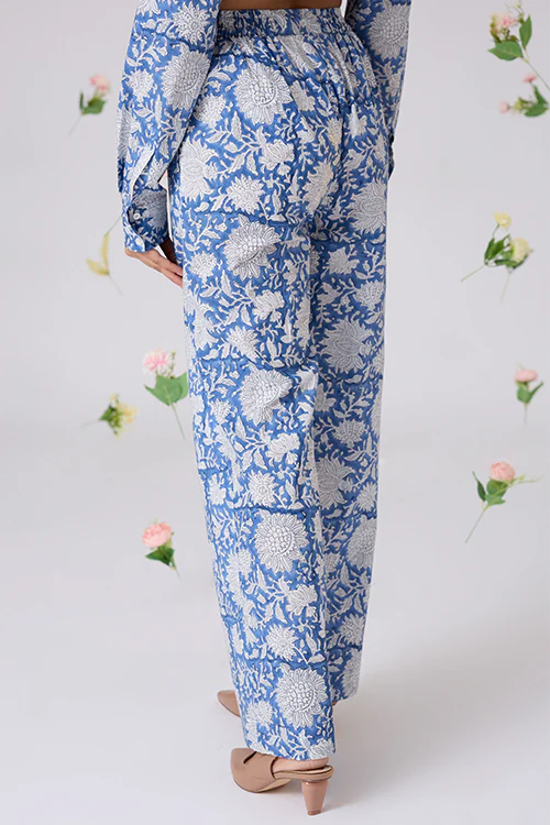 Okhai "Fragments" Handblock Printed Pure Cotton Pants - Image 5
