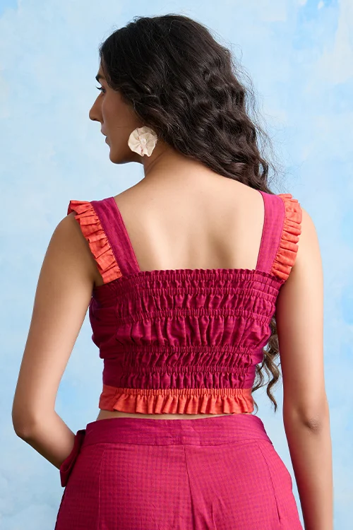Okhai "Honeyflower" Cotton Sleeveless Top - Image 2