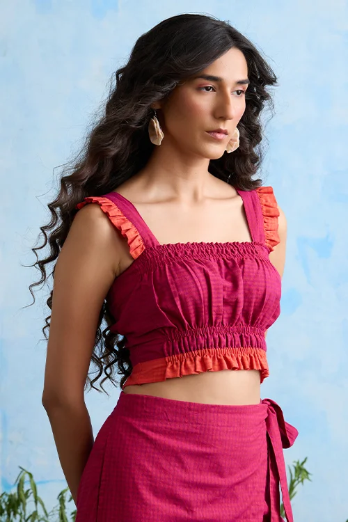Okhai "Honeyflower" Cotton Sleeveless Top - Image 3