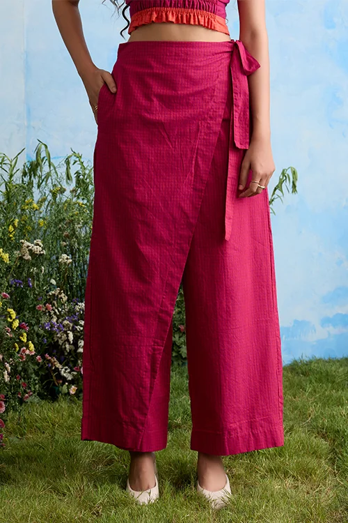Okhai "Jade Vine" Cotton Wrap Pants