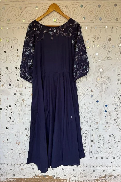 Okhai Joyous Pure Cotton Hand Embroidered Mirror Work Dress | Rescue - Image 2