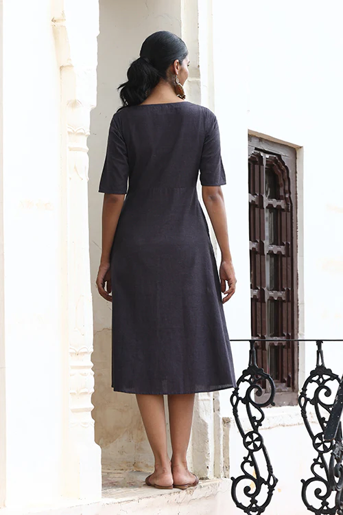Okhai "New Noir" Pure Cotton Dress - Image 5