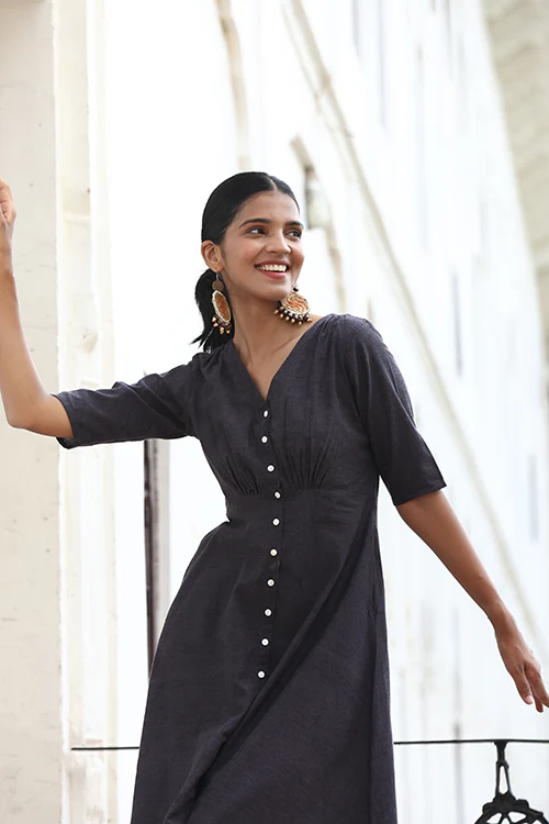 Okhai "New Noir" Pure Cotton Dress - Image 6